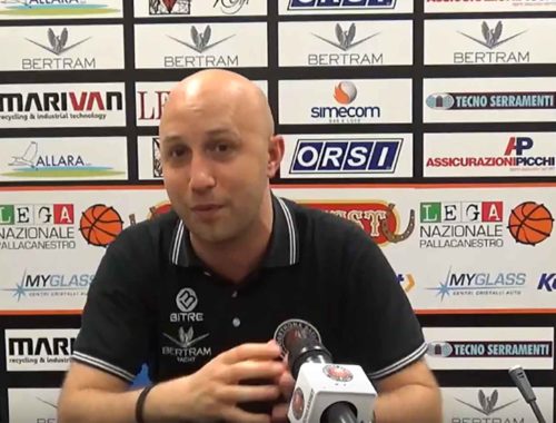 Press conference after Bertram Derthona - Apu Gsa Udine - Game 4 Lorenzo Pansa