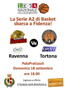 Ravenna-Tortona Terzo Tempo flyer with coat of arms