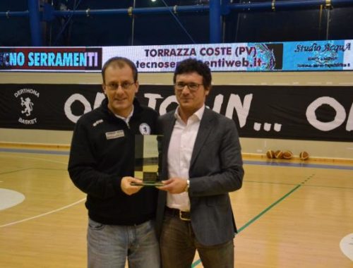 Premiazione Cavina - Derthona Basket