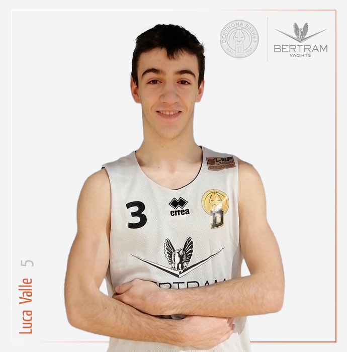 5 Luca Valle, guard, Derthona Basket