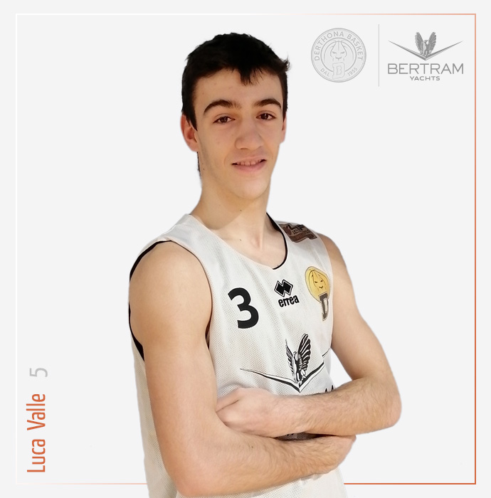5 Luca Valle, guardia, Derthona Basket