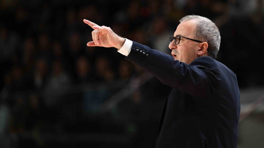 Mario Fioretti durante Derthona-Reyer.