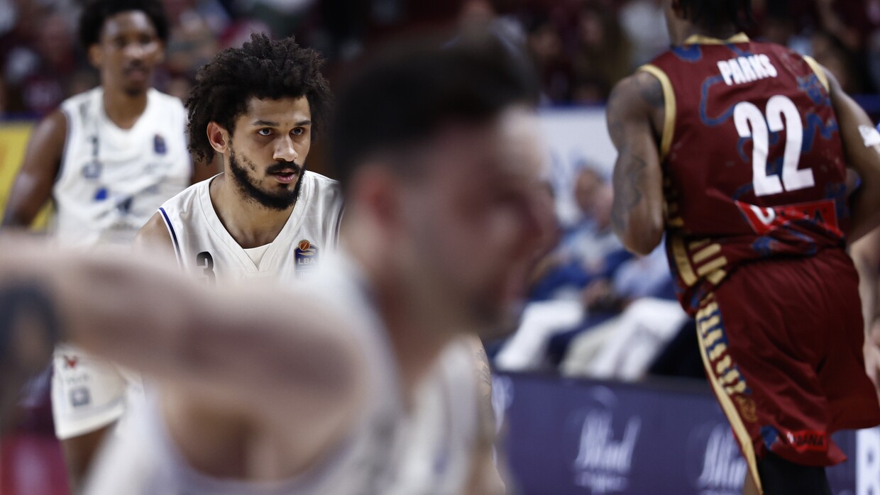 Prentiss Hubb in Gara 3 con l'Umana Reyer Venezia.